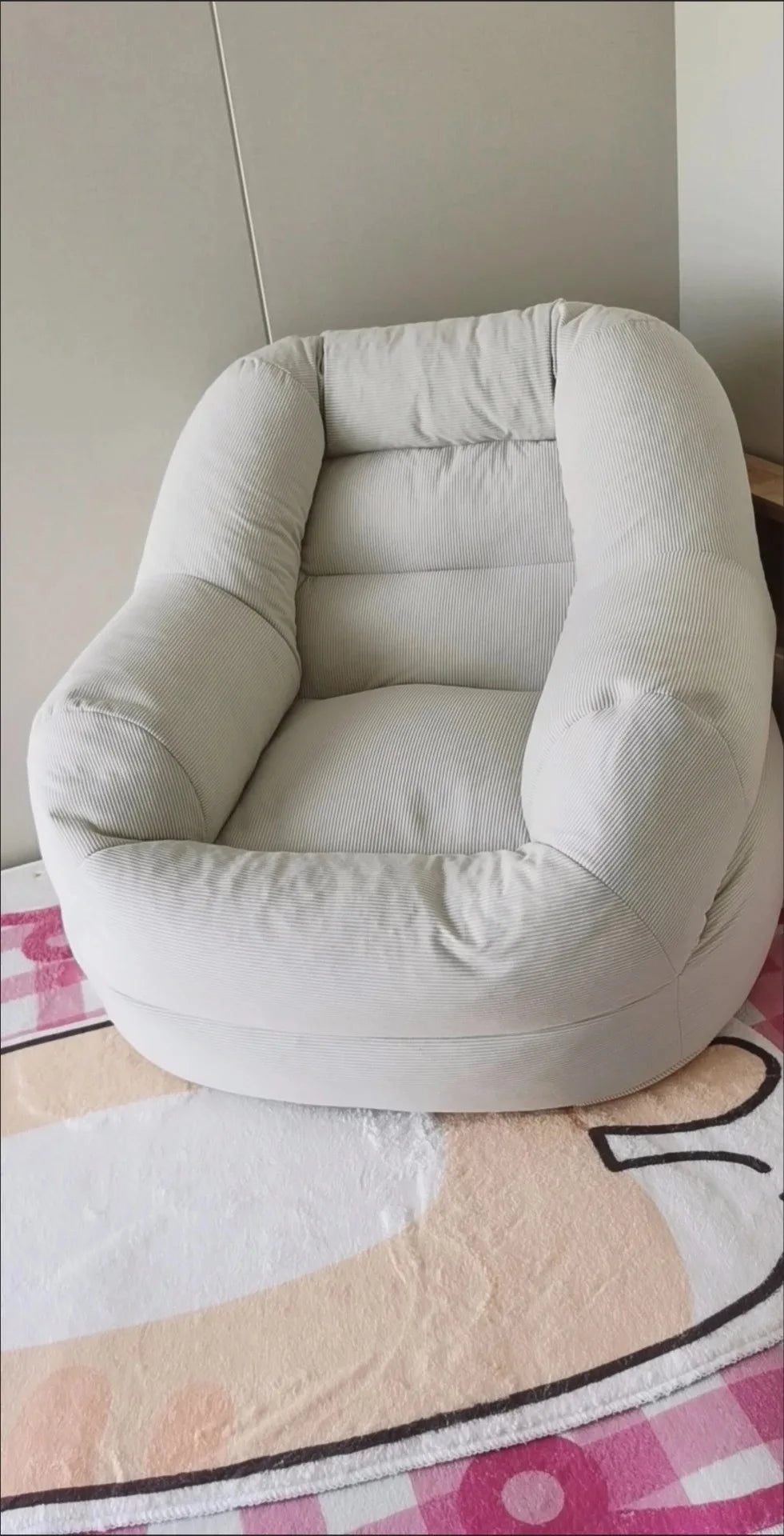 Single Person Sofa Chair EPS Particle Leisure Recliner Small Apartment Living Room Bedroom Trendy Furniture