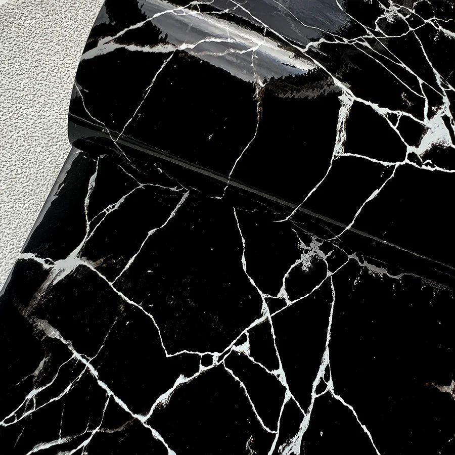 1 roll of marble self-adhesive wallpaper PET waterproof, flame-retardant, oil proof sticker background wall decorative wallpaper