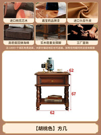 Solid wood leather sofa combination living room simple whole house furniture