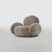 Nordic Lamb Fleece Single Sofa Chair For Home Bedroom Dining Clothing Store Beauty Salon Leisure-backrest Chair