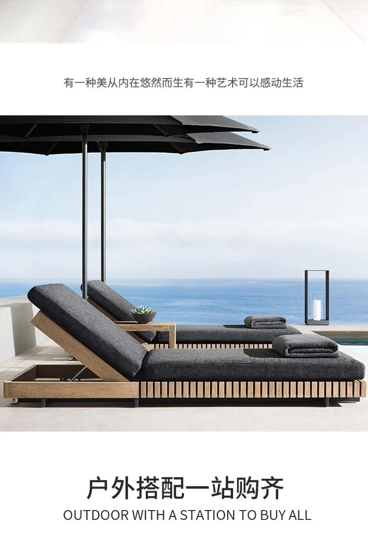Modern Sun-proof Garden Sets Soild Wood Part Tiny Houses Sectional Garden Sets Nordic Outside Salon De Jardin Garden Furniture