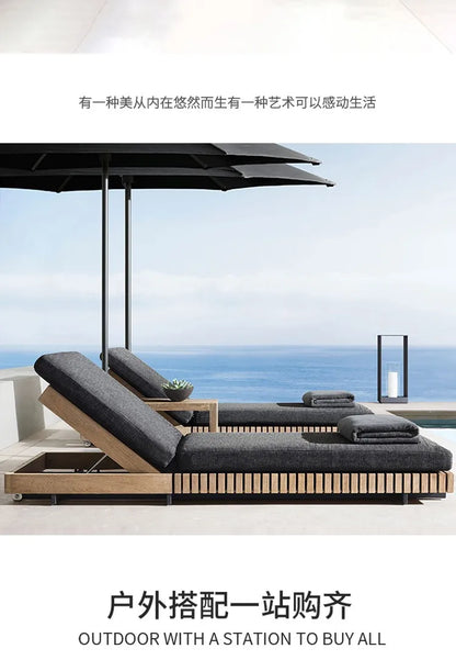 Modern Sun-proof Garden Sets Soild Wood Part Tiny Houses Sectional Garden Sets Nordic Outside Salon De Jardin Garden Furniture