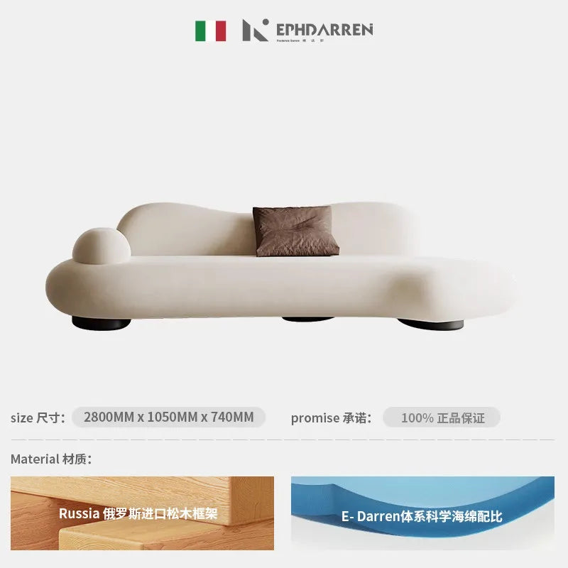 Minimalist Fantasy Living Room Sofas Relax Lazy Sleeper love Living Room Sofas Originally Curved Divano Letto Furniture For Home