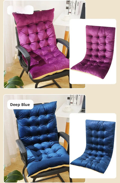 Thickened Office Chair Pad Modern Simple Style Four Seasons Universal Office Chair Cushion Sofa Backrest Pad for Rocking Chair