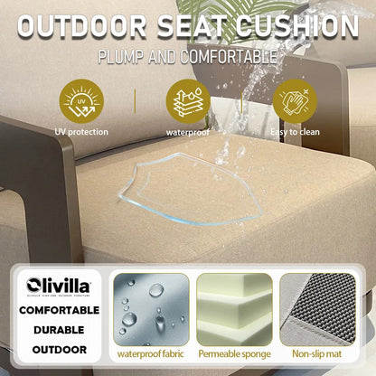 Homestay Courtyard Outdoor Sofa Villa Courtyard Garden Open-air Waterproof Furniture Set Simple Outdoor Teak Sofa Custom Design