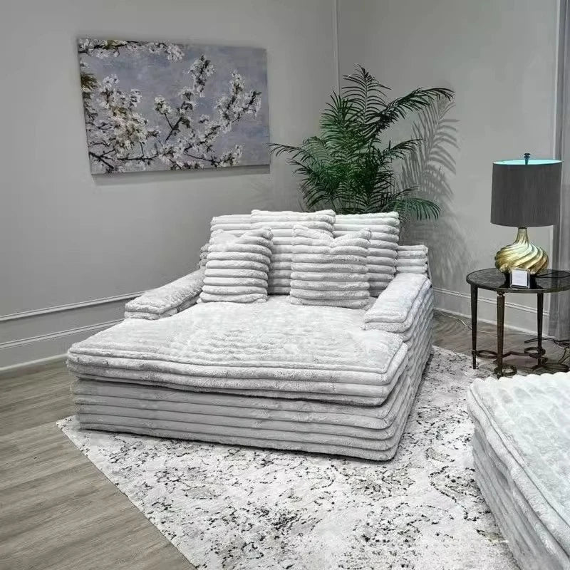 Pure sponge cloud big sitting deep sofa, living room bedroom compression sofa