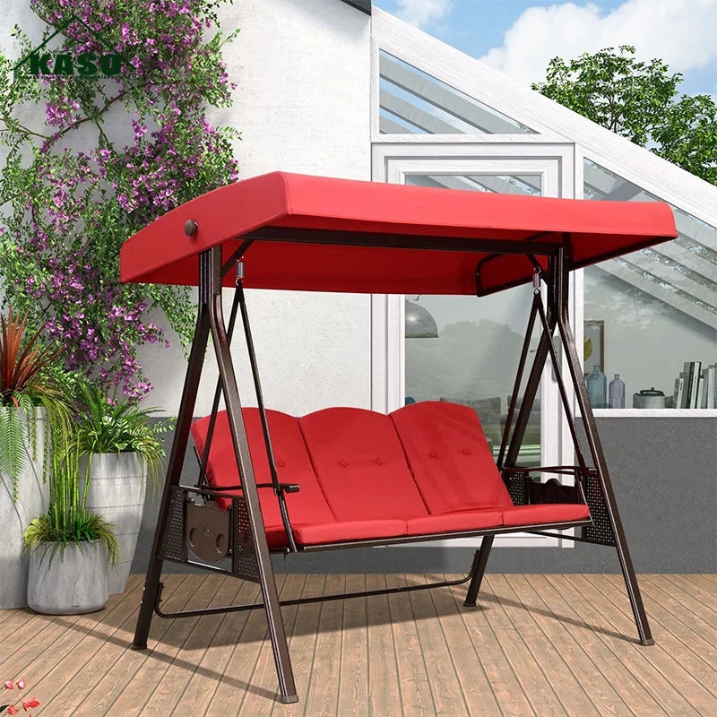 Garden Garden Swing Seat Cushion 3 Seats Furniture 3D Warehouse Seat 3 People Outdoor Swing Chair