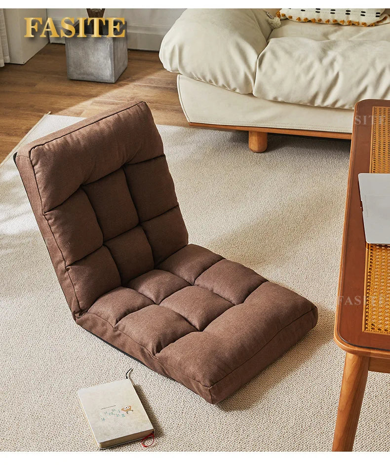Lazy sofa tatami bay window lazy chair folding fabric can sit single chair balcony bedroom back lying