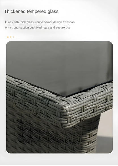 Cheap Waterproof and Sun-proof High Quality PE Rattan Leisure Sofa Set for Garden Party Resort Hotel