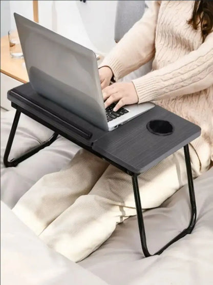Adjustable Tilting Laptop Desk Sofa Bed Writing Notebook Computer Desk Breakfast Tray Folding Portable Table