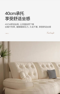 Postmodern Living Room Sofas Fabric Nordic Designer Modern Lounge Couch Lazy Replica Sleeper Princess Divano Salon Furniture