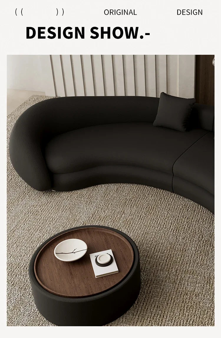 N178 G Italian light luxury semi-circular curved sofa special-shaped senior designer beauty salon hotel lobby lounge area recept