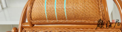 Rattan chair, rocking chair for the elderly, rocking chair for the lazy on the balcony, reclining chair, nap chair