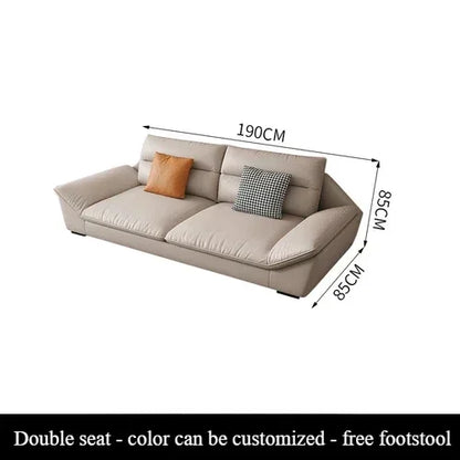 Living Room Sofas Modern  Puffs Relaxing Design Luxury Sofa Elegant Recliner Home Furniture