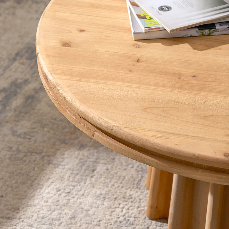 Japanese Round Coffee Tables Elegant Aesthetic Aesthetic Vintage Coffee Tables French Space saving Table Basse Furniture