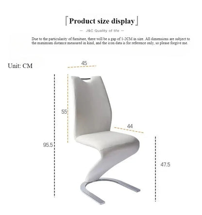 Designer Fancy Nordic Dining Chairs Luxury Kitchen Elegant Occasional Modern Chair Accent Design Chaises Salle Manger Furniture