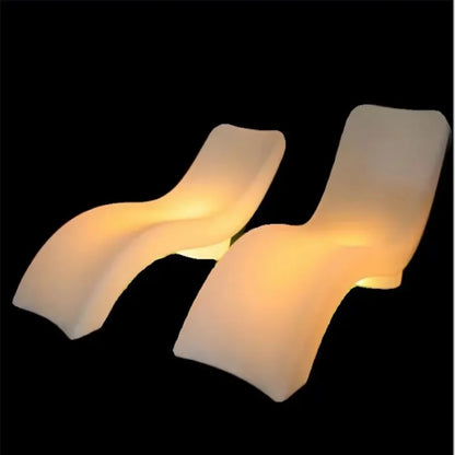 LED Outdoor Luminous Lounger Rechargeable Waterproof