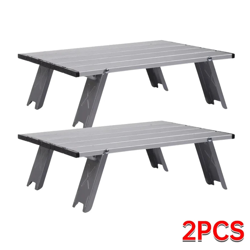 Portable Outdoor Beach Table Ultralight Foldable Camping Table Mini Aluminum Table Garden Party Trip Hiking Table