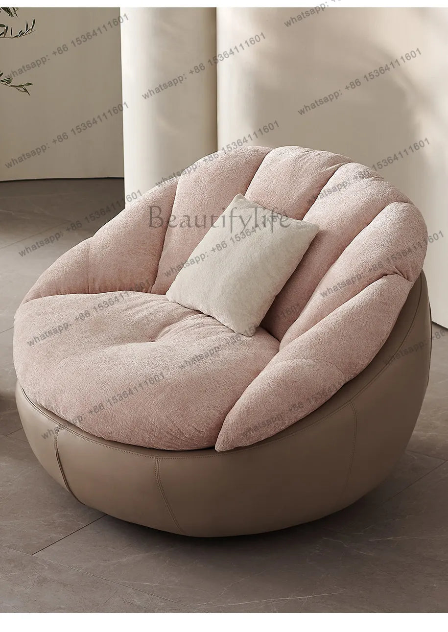 yj57 Sofa chair modern simple living room balcony household lazy leisure chair spot light luxury