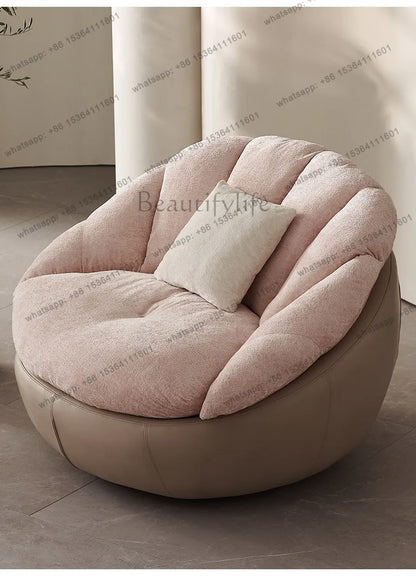 yj57 Sofa chair modern simple living room balcony household lazy leisure chair spot light luxury