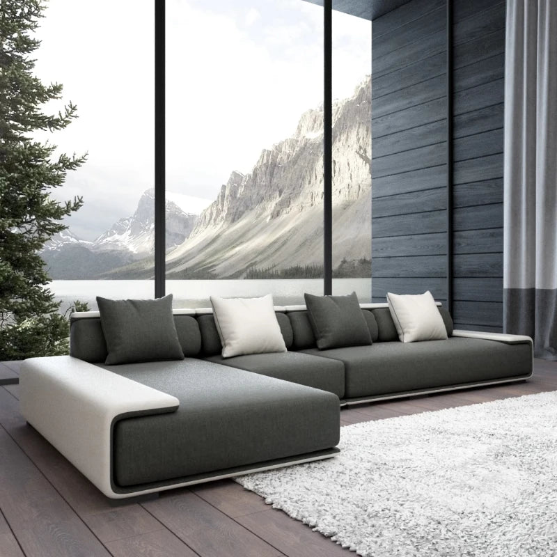 Nordic Living Room Sofas Recliner Minimalist Apartment Straight Sofas Fabric Comfortable Divani Da Soggiorno Home Furniture