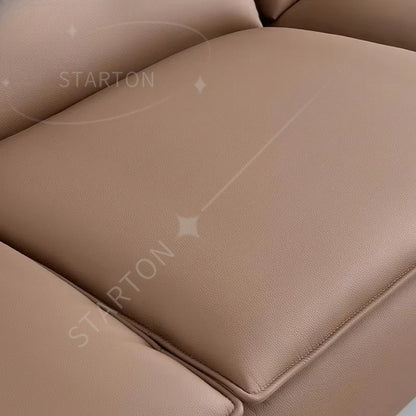 Fabric Sofa Set Living Room Furniture Modern Brown Color Leather Sofa