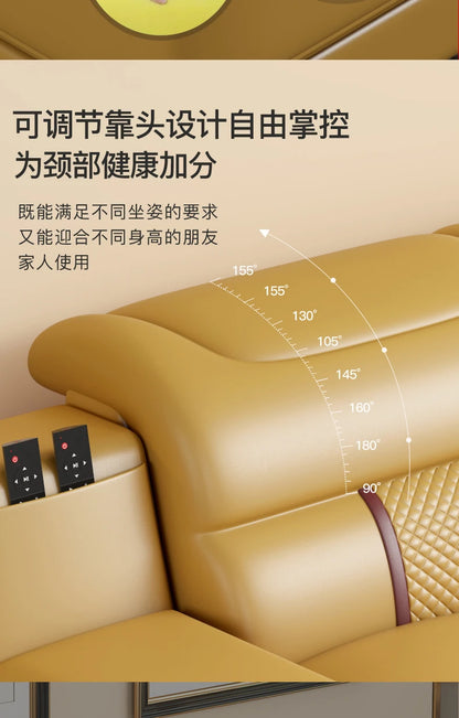 Leather Sofa Modern Simple Living Room Small Apartment Latex Storage Top Layer Leather Sofa