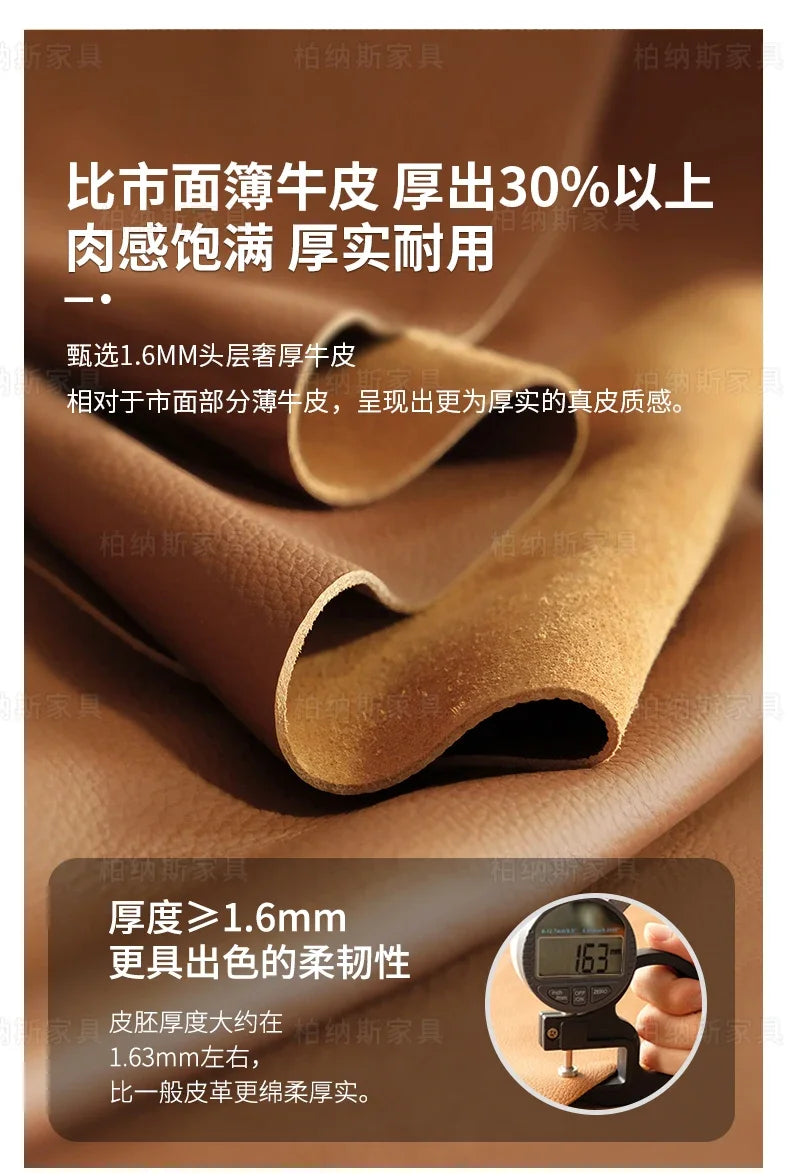 Vintage European Reclining Sofa Leather Office Designer Italiano Couch Adjustable Height Adults Sofa Inflavel Indoor Furniture