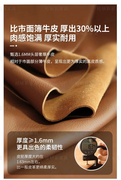 Vintage European Reclining Sofa Leather Office Designer Italiano Couch Adjustable Height Adults Sofa Inflavel Indoor Furniture