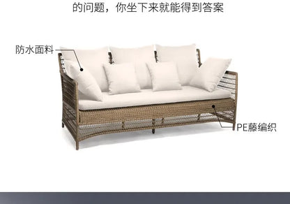Living Room Chairs Outdoor Sofas Homestay Minimalist Design Balcony Garden Sofas Accent Modern Furniture Gartenstuhl Lshysf