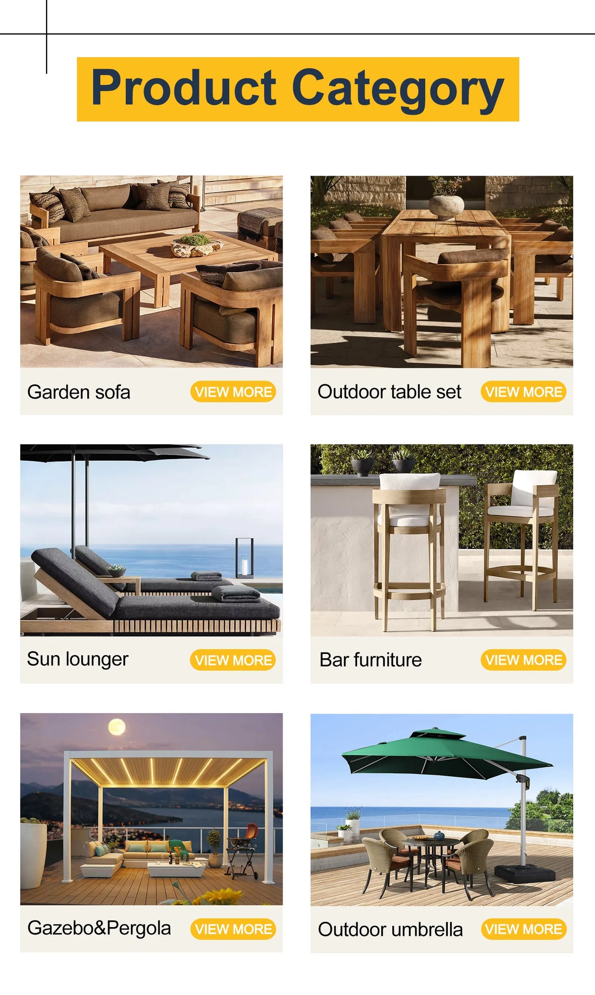 Teak Outdoor Furniture Hotel Luxury Outdoor Furniture Modular Cushion Couch Outdoor Lounge Patio Furniture Sofa Set