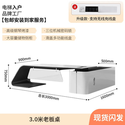 Adjustable Gaming Office Desk Organizers Storage Multifunctional Office Desk Lshaped Folding Escrivaninha Commercial Furniture