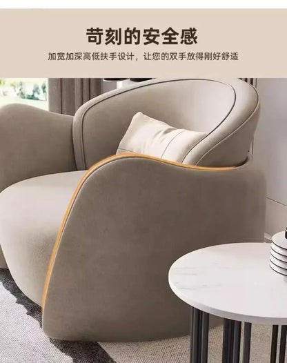 Living Room Leisure Home Hotel Reception Area Simple Sofa Chairs Chaise Lounge Light Luxury Single Sofa Chair Small Apartment