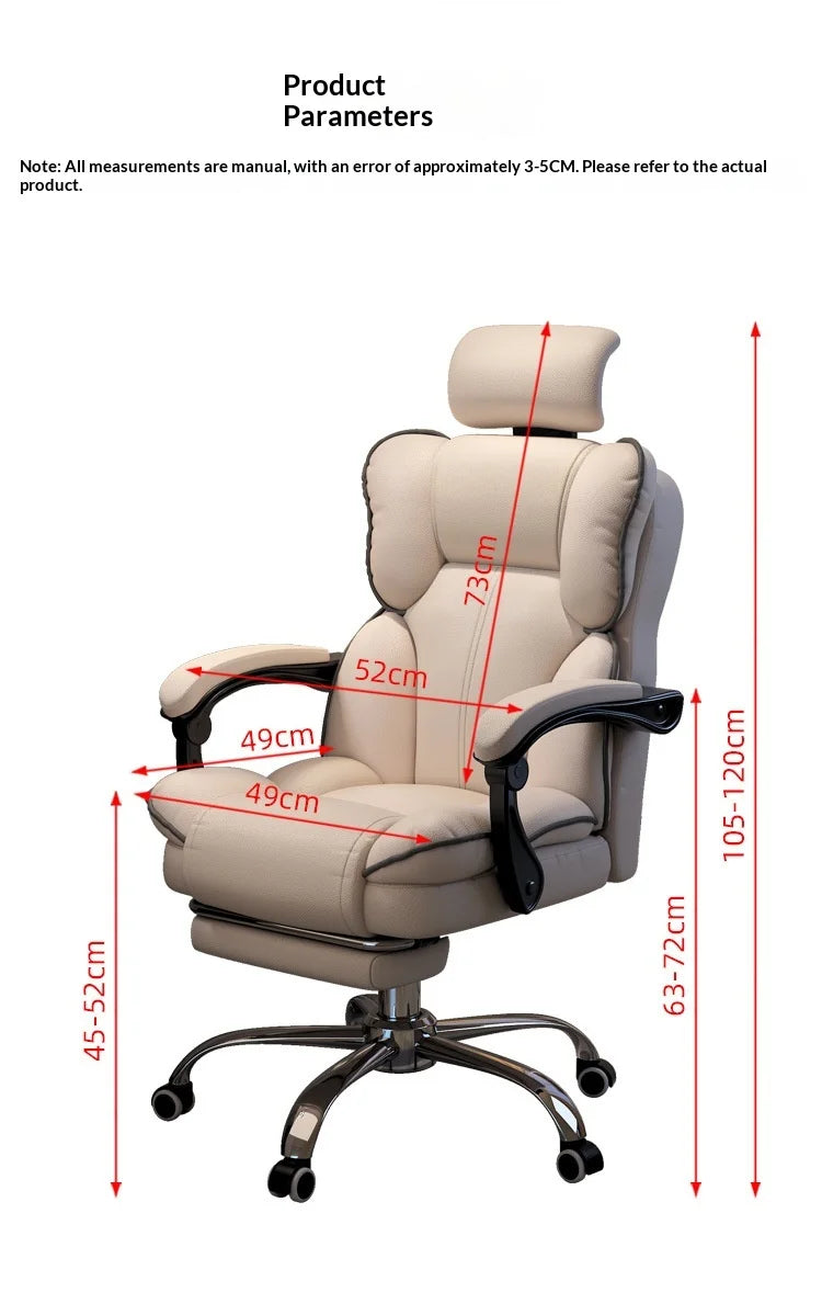 Ergonomic Office Chair Gaming High Back Computer Desk Chair Adjustable Lumbar Support Reclining Swivel Armrest Home Sillas