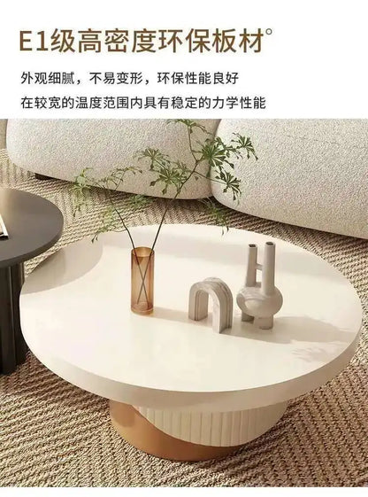 Table ronde unique, tables modernes, table basse, table basse glamour, esthétique, luxe, minimaliste, glamour, meubles de salon Basseliving