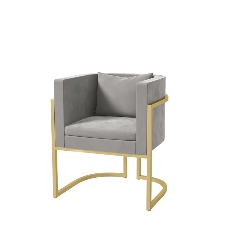 Dining Chairs Chinese Style Simple Stainless Steel Velvet Dining Chair Luxury Hotel Restaurant Sillas Para Comedor Kitchen