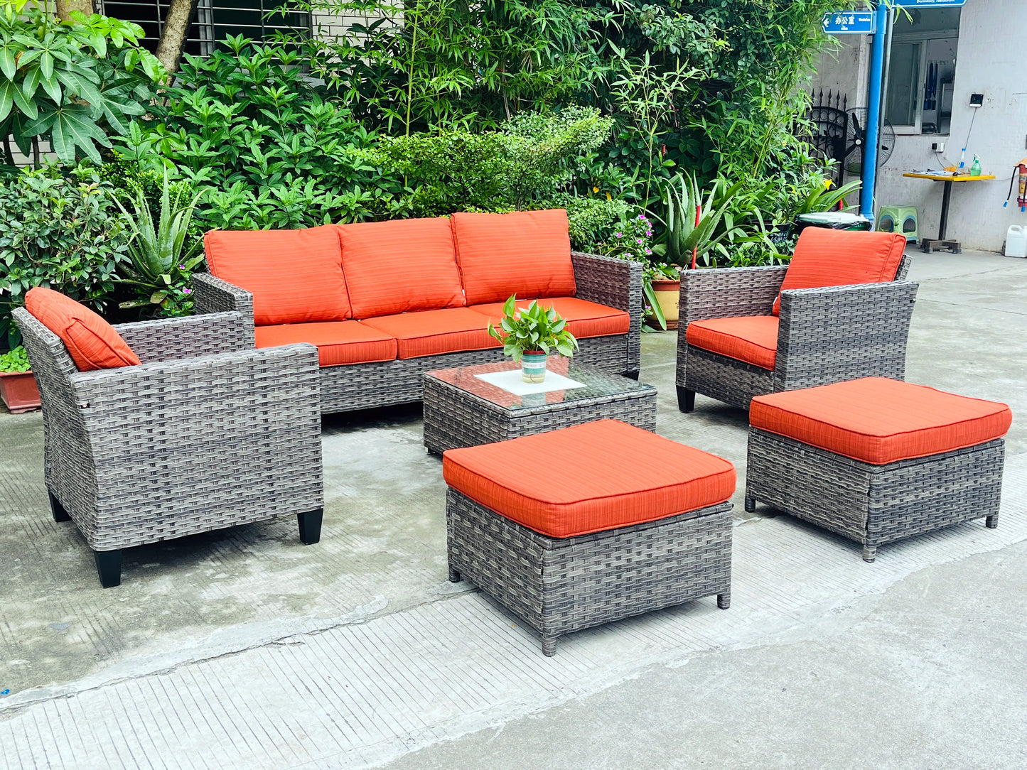 Wicker Garden Sofa Set Rattan Outdoor Furniture