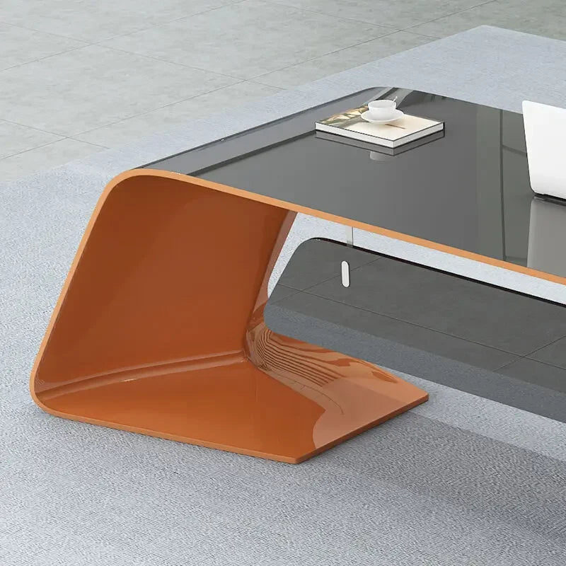 Executive Light Luxury Office Desk in Stock Designer Storage Organizer Computer Desks L Shaped Quality Escritorio Furniture