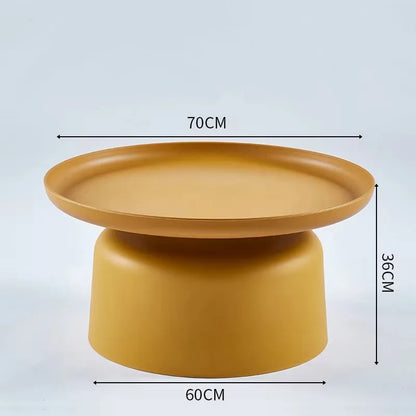 Coffee Table Nordic Living Room Sofa Side Simple Coffee Tables Round Corner Modern Home Small Tea Tables Furniture Mesa Plastic