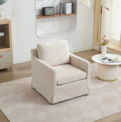 Modern Luxury Velvet Customized Armchair Durable Soft Ergonomic Living Room Bedroom Leisure Furniture Single Seat