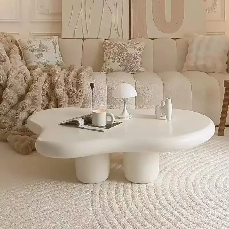 Clouds Tea Table House Lonely Wind Nordic Home Living Room Small Apartment Shaped Cream Simple Modern Tea Coffee Table Furniture