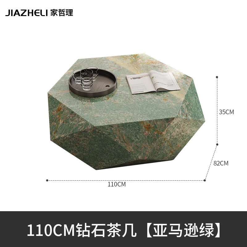 Coffee table small apartment rock slab designer atmospheric Italian living room high-end creative coffee table