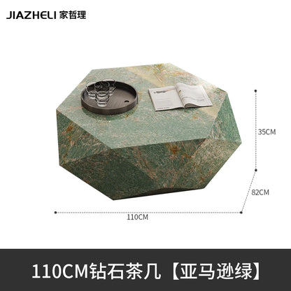 Coffee table small apartment rock slab designer atmospheric Italian living room high-end creative coffee table