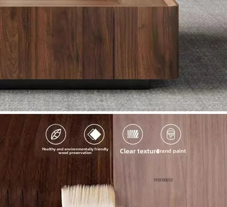 Nordic Solid Wood Coffee Tables Modern Coffee Tables for Living Room Furniture Design Sofa Side Tea Tables Organizer Drawers