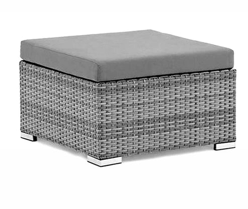 Lying bed, covered courtyard, high-end villa, outdoor rattan woven sofa bed, terrace, outdoor rattan chair