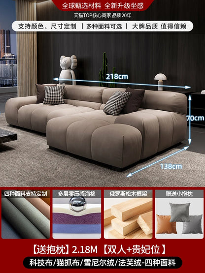 Curved Designer Living Room Sofas Mid Century Floor Recliner Corner Living Room Sofas Hallway Office Muebles Office Furniture
