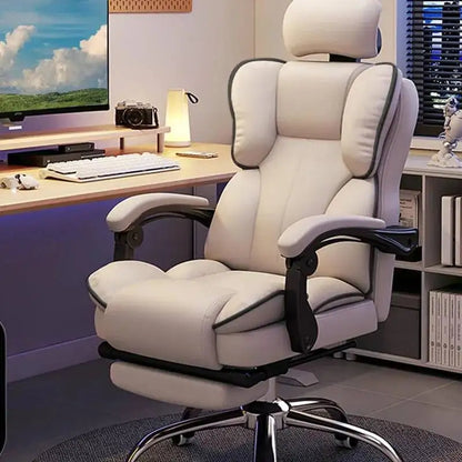 Footrest Support Living Room Computer Chair Comfortable Cushion Office Chair  Recliner Swivel Chaise De Bureaux Furniture
