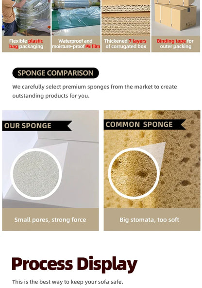 Vacuum Compressed Sofa Living Room Decoration Armchairs Fabric Sponge Sofa Lazy Modern Lounge Boneless Couch Hotel Furniture