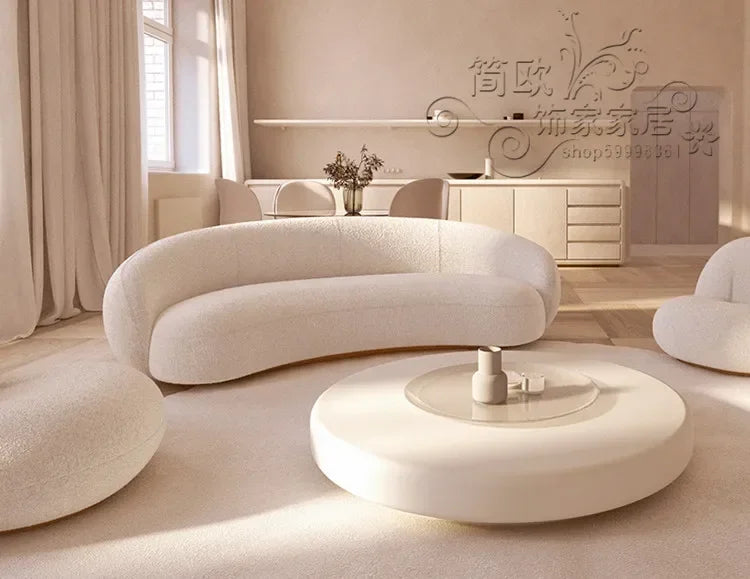 Throne Living Room Sofas Minimalist Curved Nordic Luxury Lazy Sofa Aesthetic Double Princess Muebles Entrance Hall Furniture