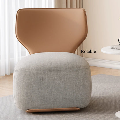 Single Sofa Chair Cream Wind Lazy Sofa Backrest Small Chair Living Room Balcony Leisure Chair Luxury Modern Sofa Furniture